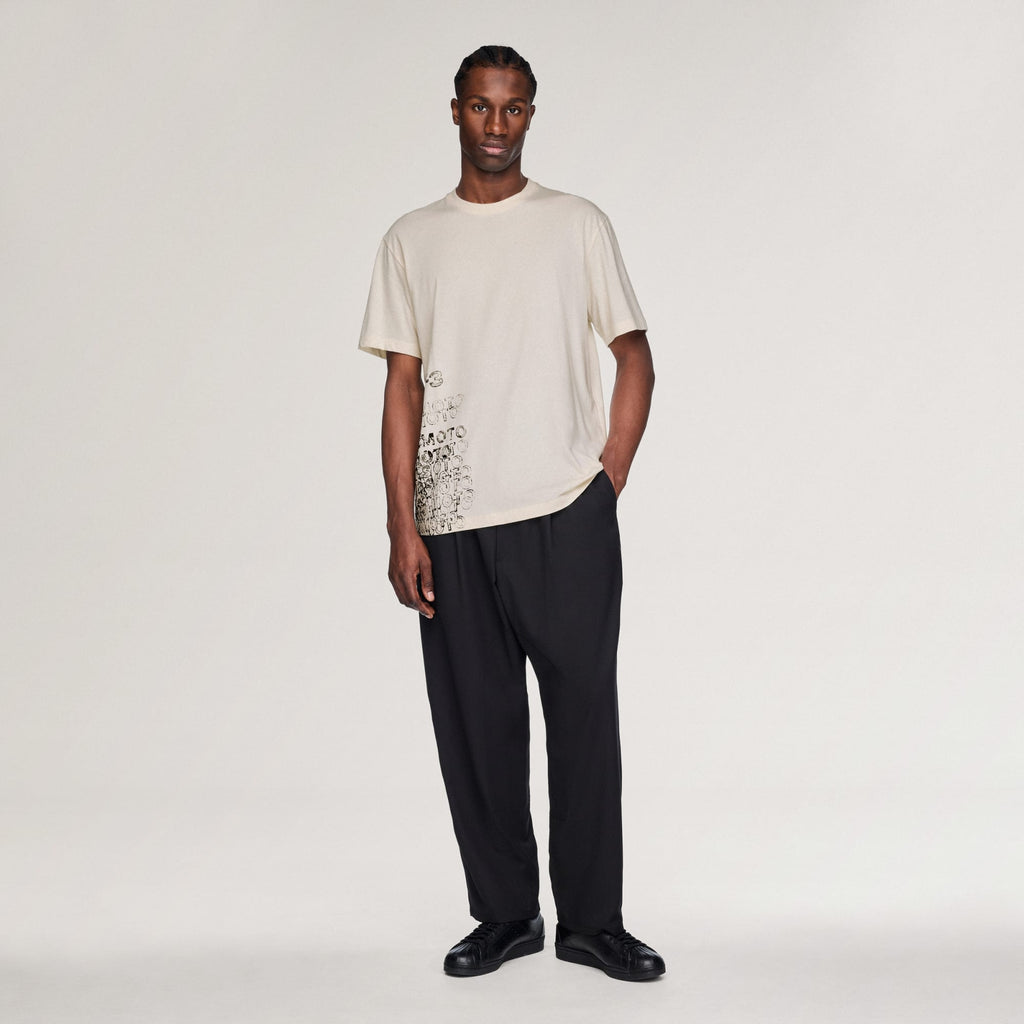 Y-3 GFX T-Shirt Chalk White - Модел 4