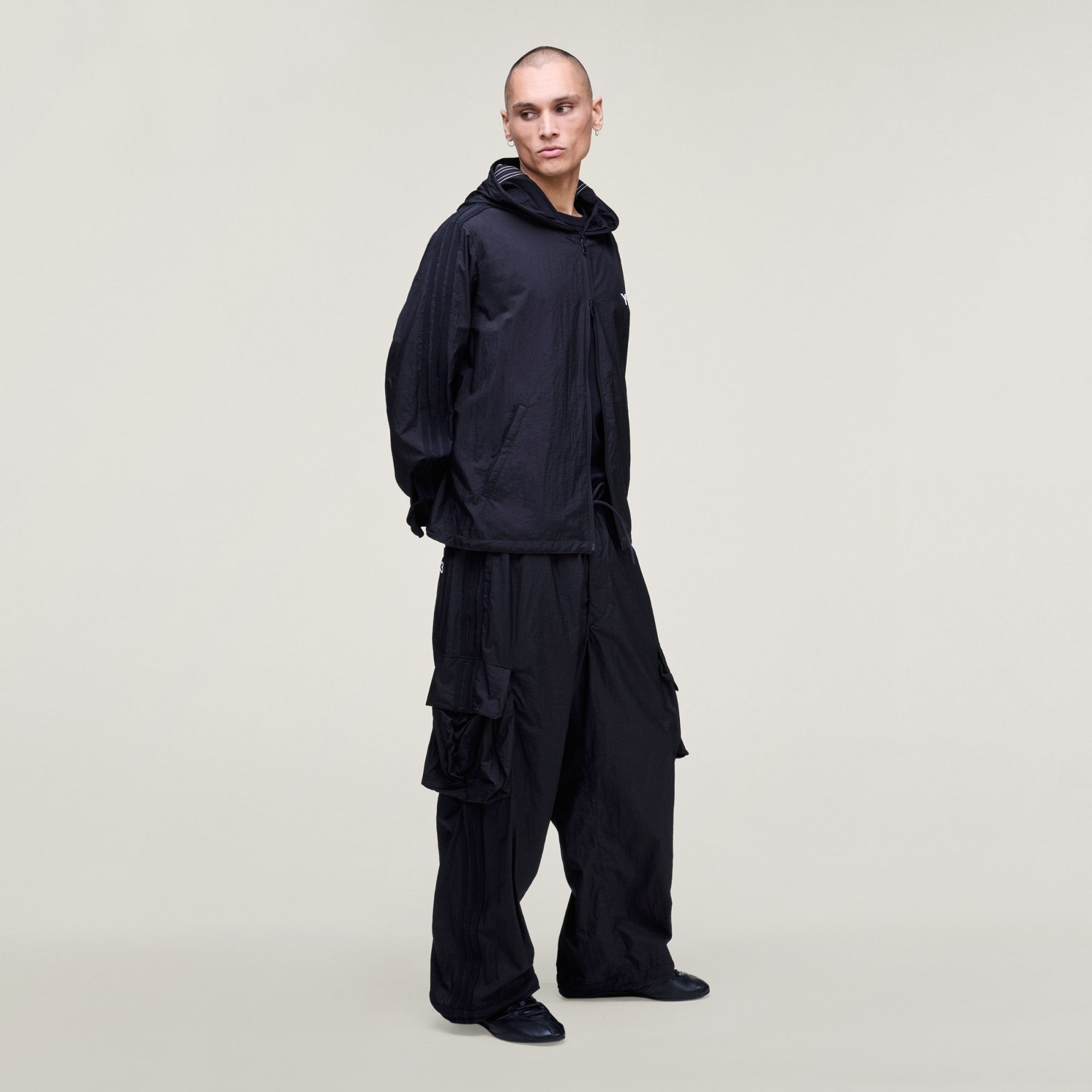 Y-3 Sport Jacket Nylon Wired 3 - Черен - Модел 4