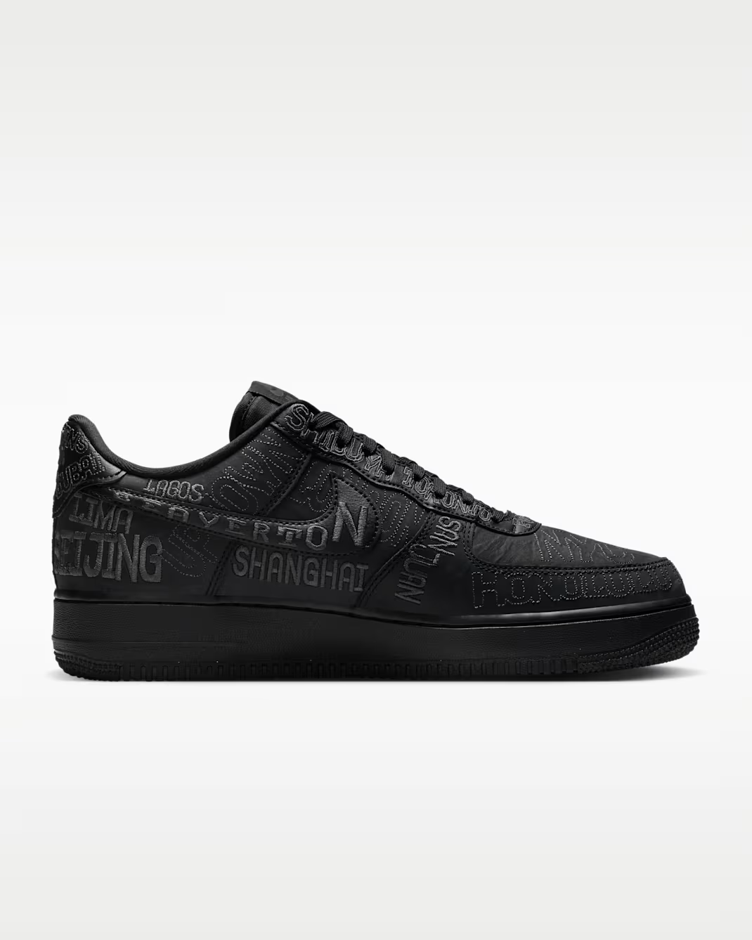 Nike Air Force 1 '07 Low LV8 Style - Черен 001