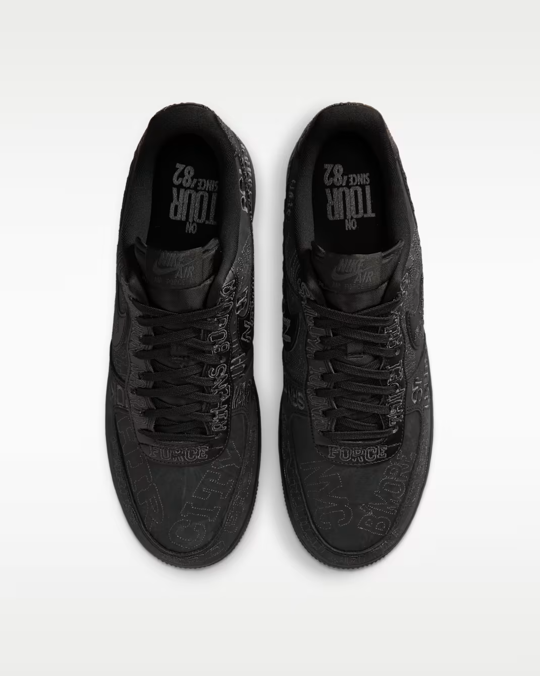 Nike Air Force 1 '07 Low LV8 Style - Черен 001